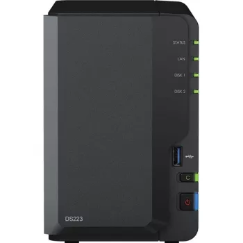 Synology DS223 RED 12TB (2x 6TB) NAS de secretária 2 baías