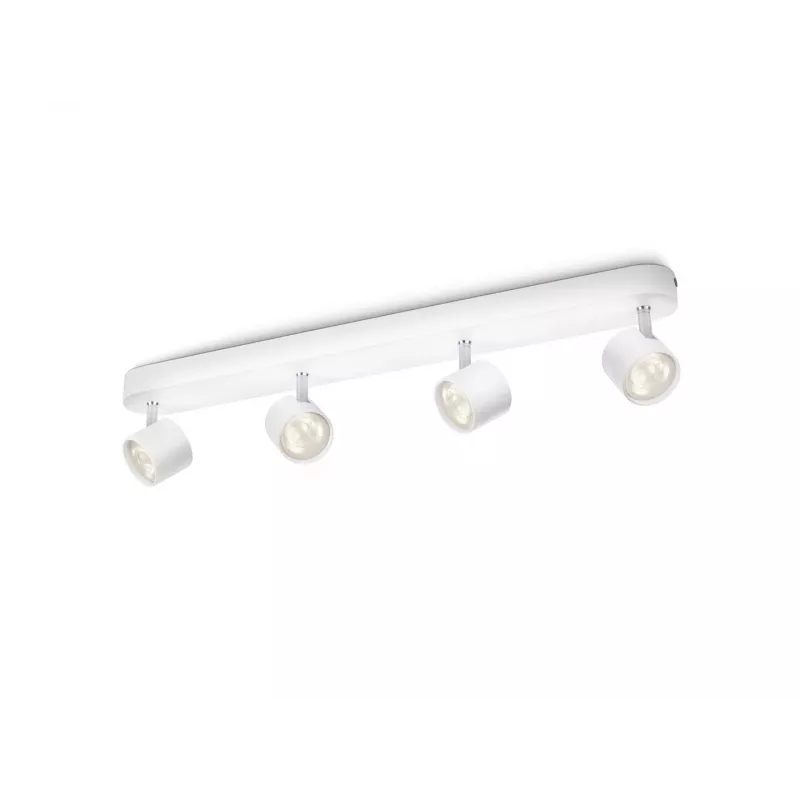 Philips Star 562443116 candeeiro LED 4x4,5W branco 2700K