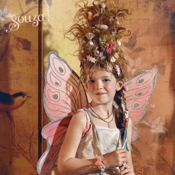 Souza! Conjunto de vestido e asas de fada borboleta Louanne 3-4 anos
