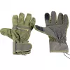 STEALTH GEAR luvas tamanho M - preto, dedos completos com pontas rebatíveis, compatíveis com ecrã tátil, corta-vento e repelentes de água