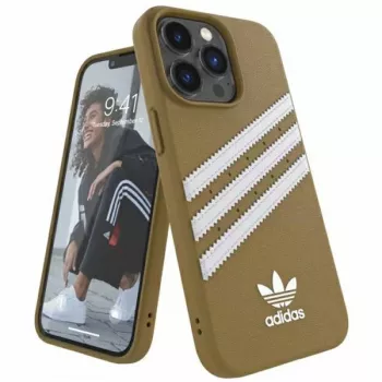 Adidas OR Capa Moldada PU iPhone 13 Pro Bege-Dourado 47806