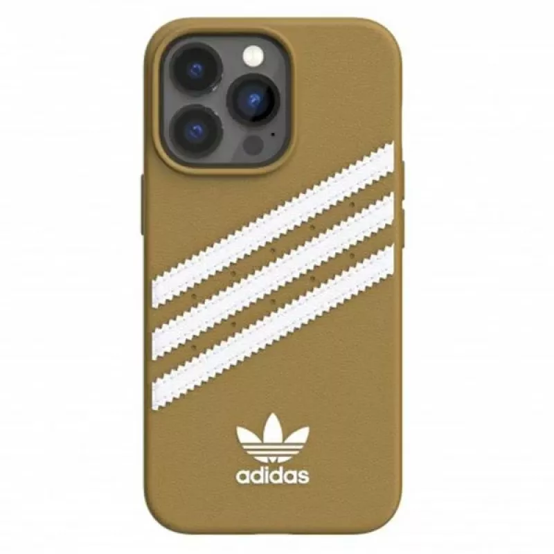 Adidas OR Capa Moldada PU iPhone 13 Pro Bege-Dourado 47806