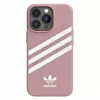 Adidas Originals Capa Moldada PU para iPhone 13 Pro / 13 6,1 polegadas Rosa