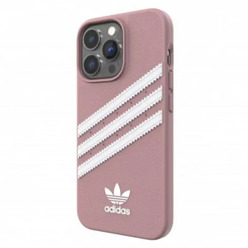 Adidas Originals Capa Moldada PU para iPhone 13 Pro / 13 6,1 polegadas Rosa