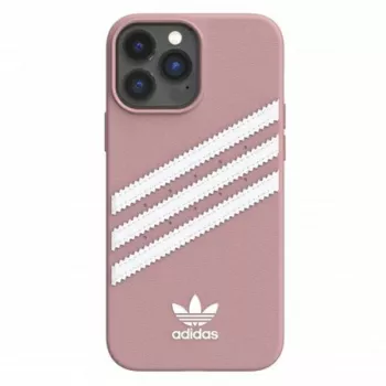 Adidas Originals Capa Moldada PU para iPhone 13 Pro Max 6,7 polegadas Rosa