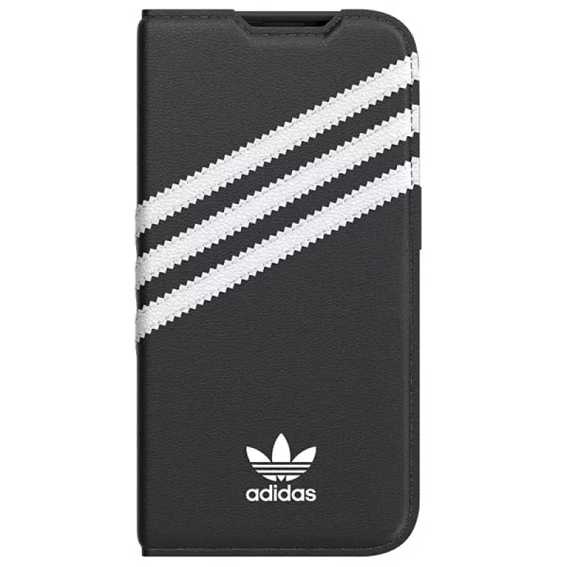 Adidas Originals OR Capa Tipo Livro PU para iPhone 14 Pro Preto/Branco