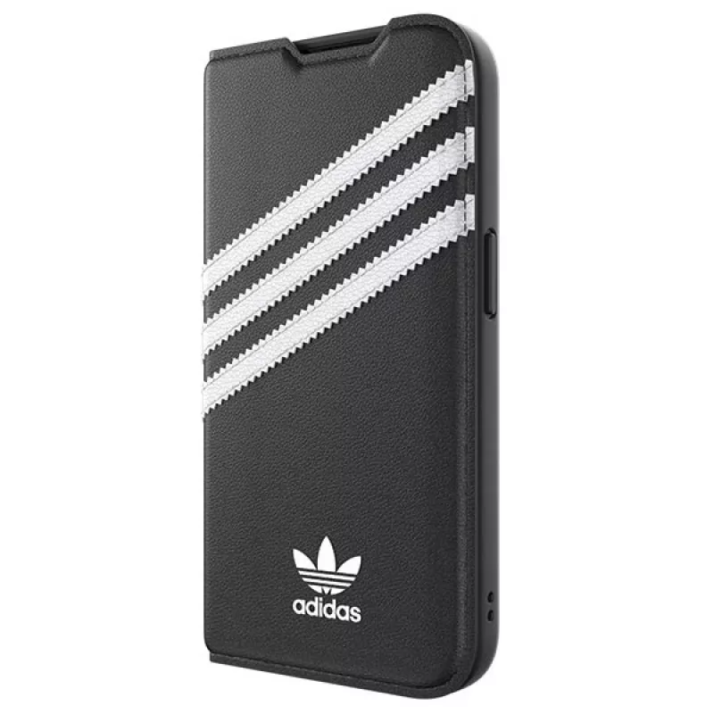 Adidas Originals OR Capa Tipo Livro PU para iPhone 14 Pro Preto/Branco