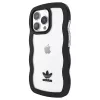 Adidas OR Capa Wavy para iPhone 13 Pro / iPhone 13 6,1 polegadas Preto Transparente