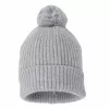Lodger Gorro de Bebé 100% Lã Merino Drizzle Cinzento 3-6 Meses