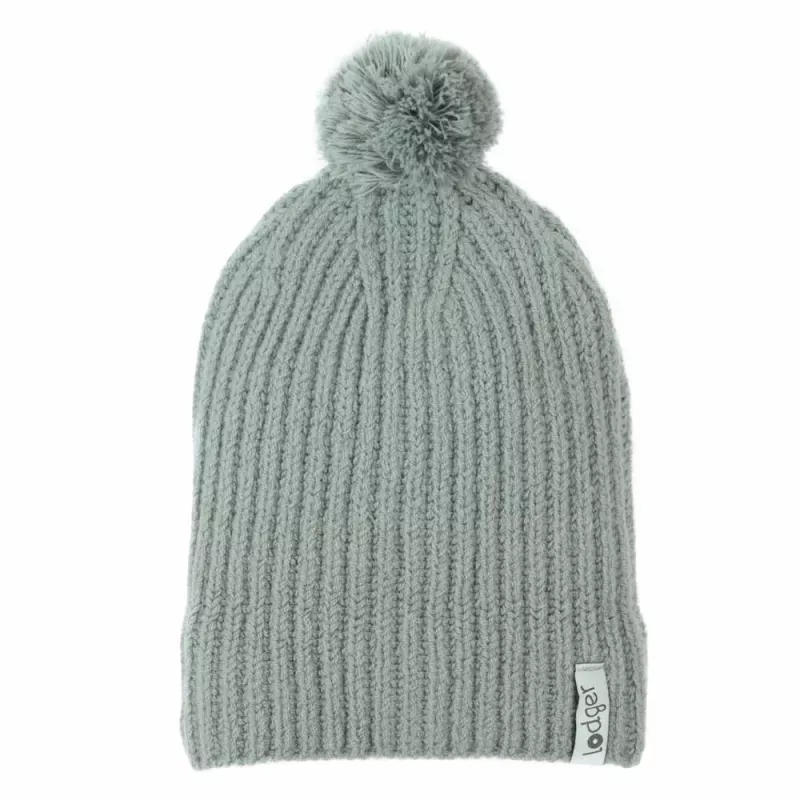 Lodger gorro de lã merino 100% Mint Silk 6-12 meses