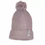 Lodger gorro de bebé de lã merino 100% rosa-choque 6-12 meses