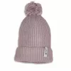 Lodger gorro de bebé de lã merino 100% rosa-choque 6-12 meses