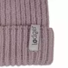 Lodger gorro de bebé de lã merino 100% rosa-choque 6-12 meses