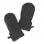 Lodger luvas de bebé de lã merino 100% Graphite Pigeon 0-12 meses