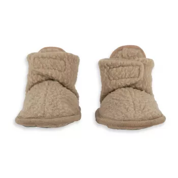 Lodger botinhas de bebé Teddy Fleece bege 3-6 meses