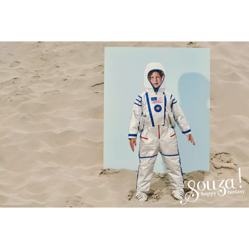 Souza! Fato de Astronauta Macacão Prateado 3-4 Anos