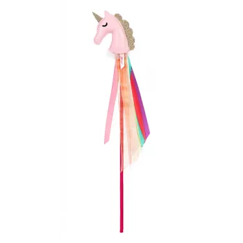 Souza! Varinha Mágica Cabeça de Unicórnio Rosa