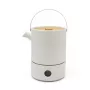 Bredemeijer Umea conjunto de chá 1,2L branco com aquecedor 142010