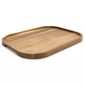 Bredemeijer tabuleiro de servir Kyoto acácia 400 x 300 x 25mm