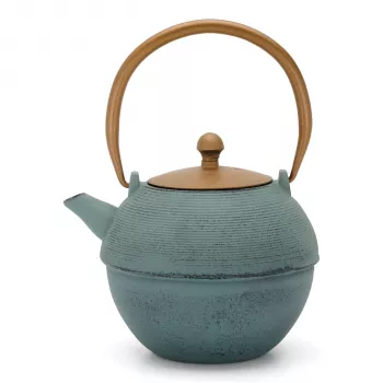 Bule de chá Bredemeijer Teekanne Sakura 1,2L ferro fundido azul 153040