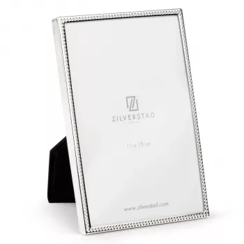 Moldura de fotografia em metal brilhante com rebordo perolado Zilverstad Sweet Memory 10x15 prateada 7154221