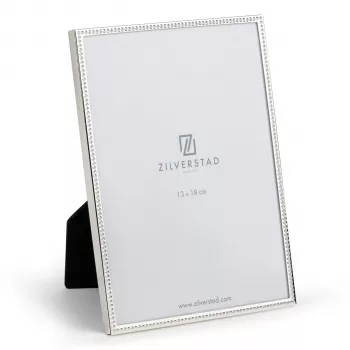 Moldura de fotografia em metal brilhante com rebordo perolado Zilverstad Sweet Memory 13x18 prateada 7154231