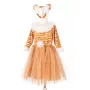 Souza! Vestido de Fantasia Thara Tigress + Banda de Cabeça para Menina 3-4 Anos