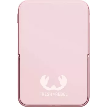 FRESH'N'REBEL Carregador Indutivo Sem Fios 5000 mAh Pastel Pink