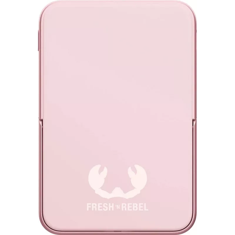 FRESH'N'REBEL Carregador Indutivo Sem Fios 5000 mAh Pastel Pink