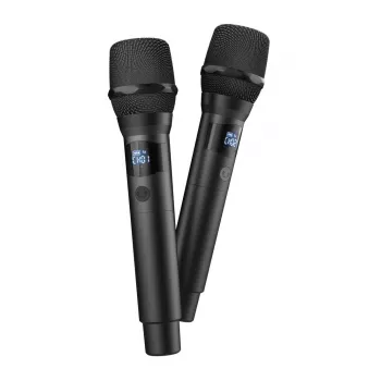 HAMA FRESH 'N REBEL Conjunto de Microfone Sem Fios 2 microfones Storm Grey