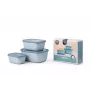 Conjunto de tigelas multiusos Mepal Cirqula 3 peças, nordic blue