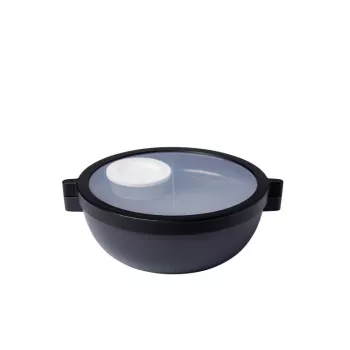 Tigela de almoço bento Mepal Vita Nordic Black 1,5L