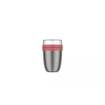 Marmita térmica Mepal Lunchpot Ellipse aço inoxidável Vivid Mauve 500+200ml