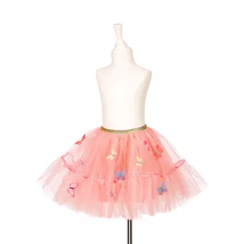 Souza! saia borboleta Lilyanne para menina 5-7 anos rosa