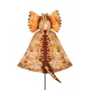Souza! disfarce de dinossauro Dilophosaurus com capa e máscara com capuz para criança 4-7 anos