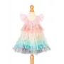 Souza! Fantasia de vestido de tule de princesa arco-íris Fenne para meninas 3-4 anos