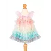 Souza! Fantasia de vestido de tule de princesa arco-íris Fenne para meninas 3-4 anos