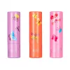 Souza! Conjunto de bálsamo labial para crianças 3 peças - vários aromas frutados, hidratante, protetor, testado dermatologicamente, sem parabenos, sem ftalatos, não tóxico, batom de torção, conjunto de presente