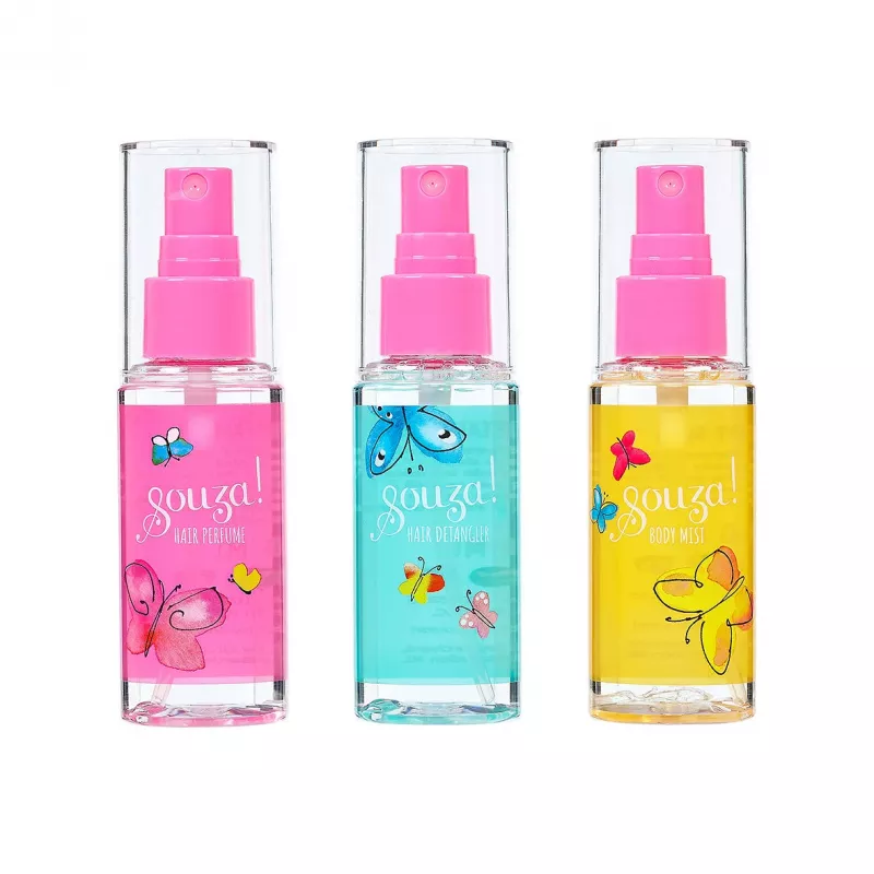 Souza! Conjunto de bruma para cabelo e corpo para crianças 3 x 50 ml