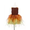 Souza! Vestido de fantasia de bruxa Sabrina com saia de tule e chapéu para meninas 5-7 anos