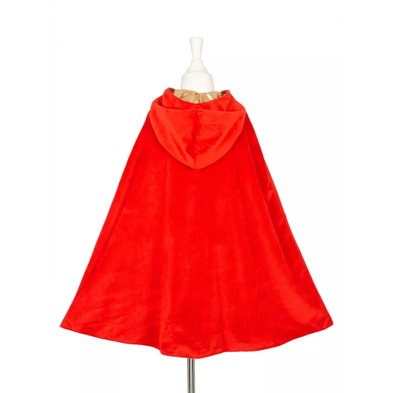 Souza! Fantasia de capa reversível de Capuchinho Vermelho 4-7 anos