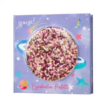 Souza! Paleta de sombras para criança com espelho 9 cores Galaxy