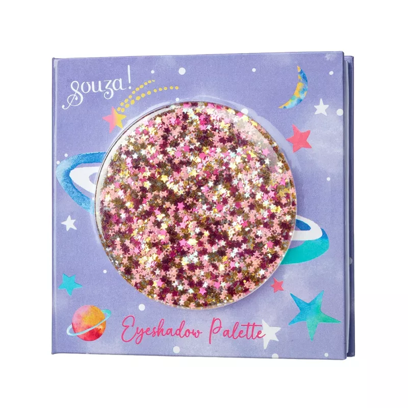 Souza! Paleta de sombras para criança com espelho 9 cores Galaxy