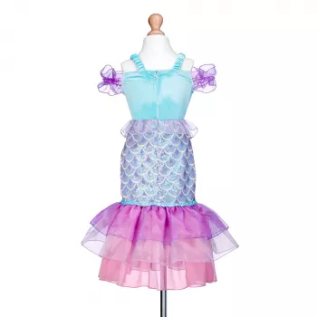Souza! Vestido de fantasia de sereia Naiara para menina 5-7 anos