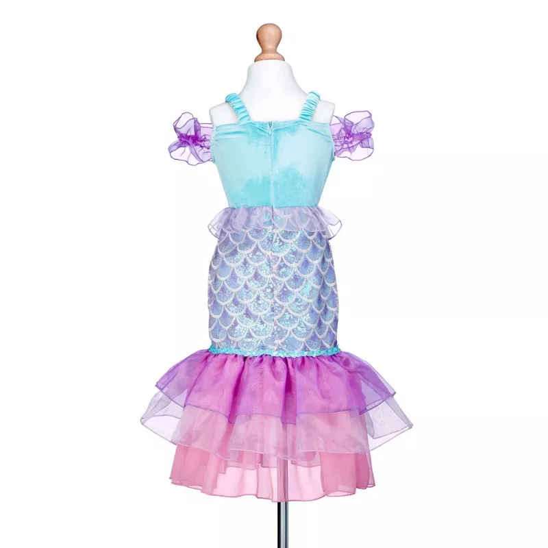 Souza! Vestido de fantasia de sereia Naiara para menina 5-7 anos