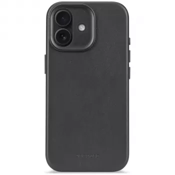 Decoded capa traseira em pele para Apple iPhone 17 preto