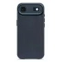 Capa traseira de pele Decoded para iPhone 17 Air com MagSafe - Navy Shadow