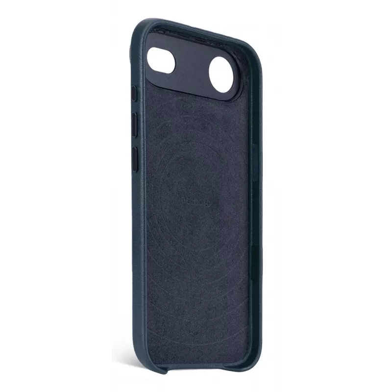 Capa traseira de pele Decoded para iPhone 17 Air com MagSafe - Navy Shadow