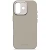 Capa traseira de silicone AntiMicrobial Decoded para iPhone 17 compatível com MagSafe Soft Taupe