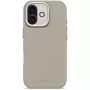 Capa traseira de silicone AntiMicrobial Decoded para iPhone 17 compatível com MagSafe Soft Taupe